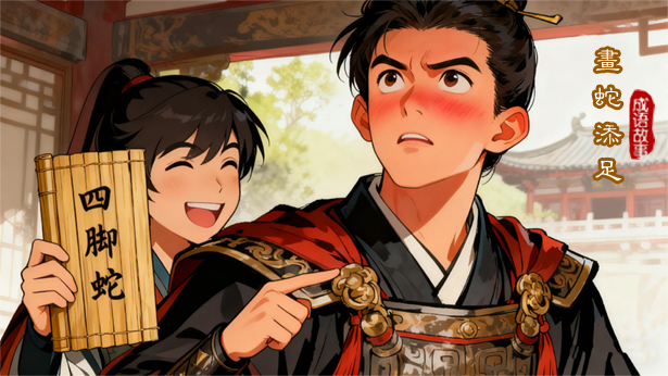 【成語(yǔ)故事】畫(huà)蛇添足